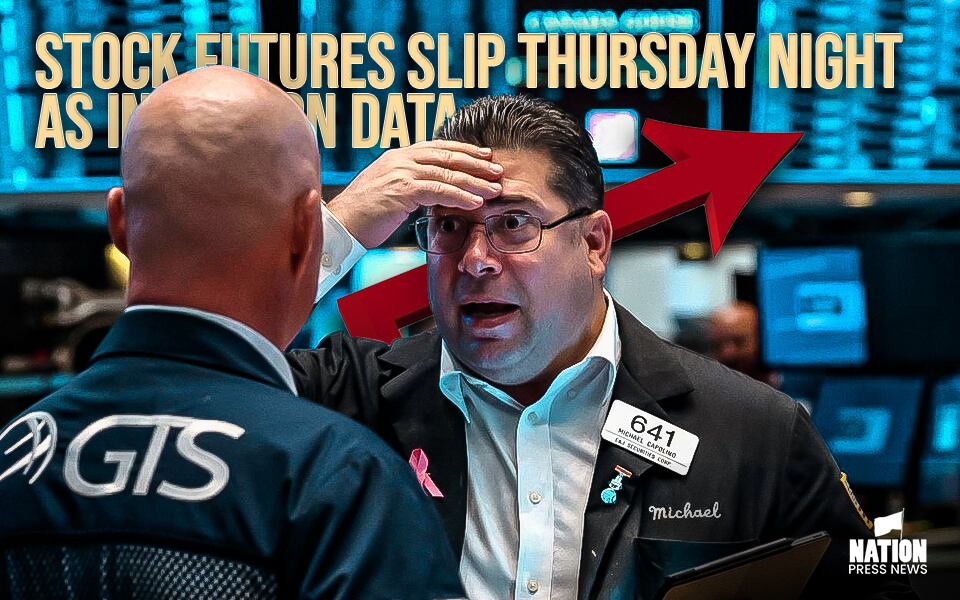 Stock futures slip Thursday night as inflation data, Fed officials’ comments worry investors