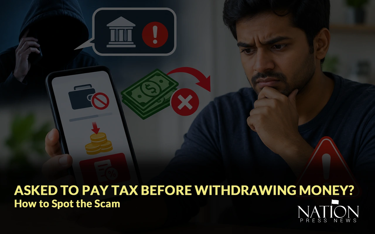 Asked to Pay Tax Before Withdrawing Money? How to Spot the Scam
